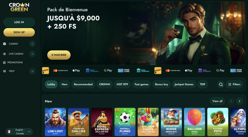CrownGreen Homepage