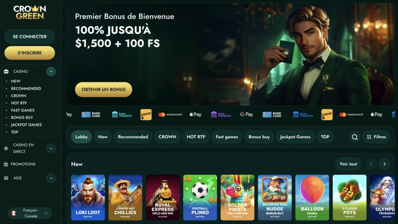 CrownGreen Homepage