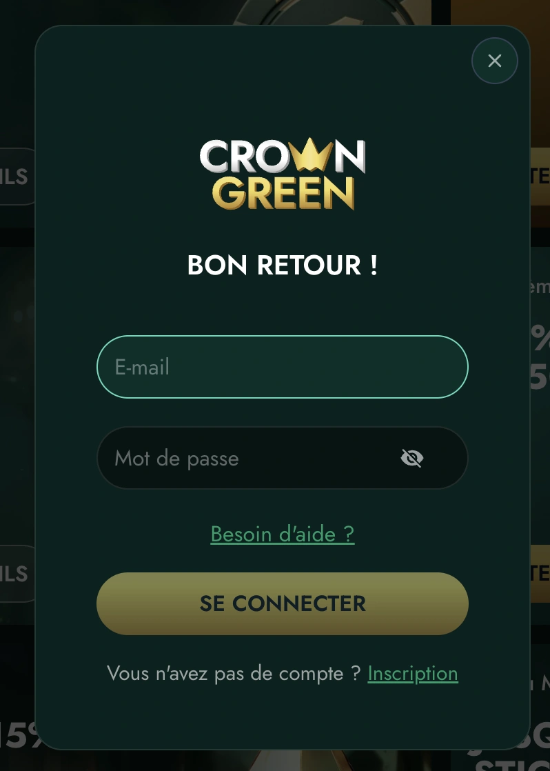 CrownGreen Login